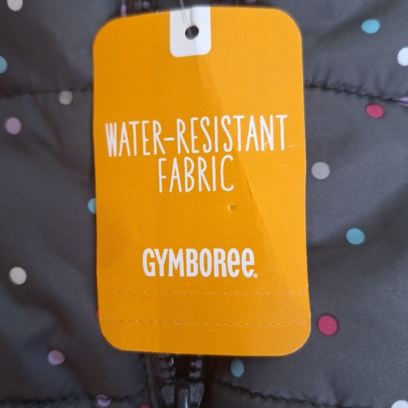 NWT Gymboree Brand"Dots, and a Bow"Fully lined coat girls 5T. FREE HAT & GLOVES. - Picture 10 of 13